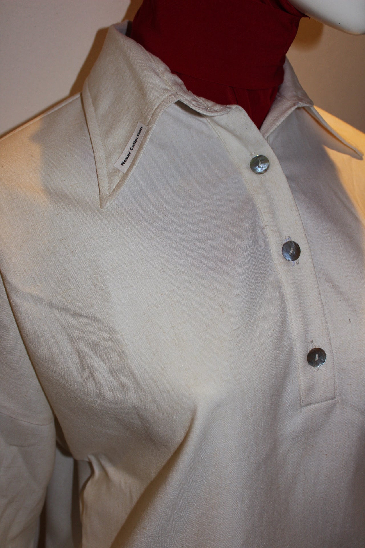 Linen Frayed Hem Twinset